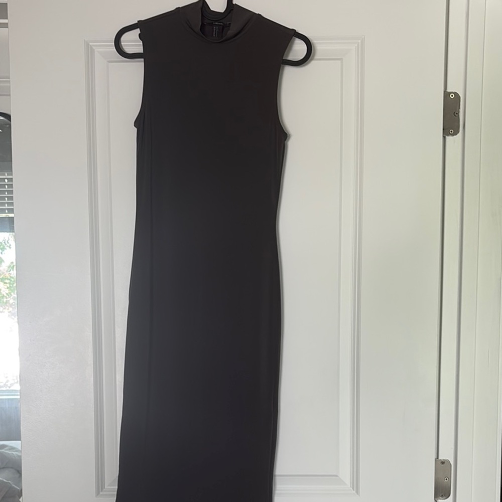 Olive Green Sleeveless Dress